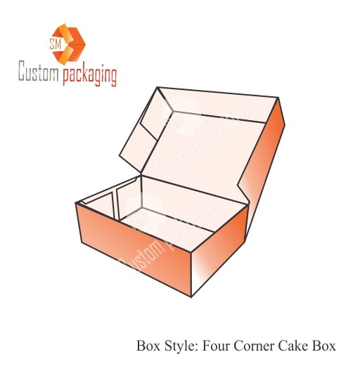 Four Corner Cake Box